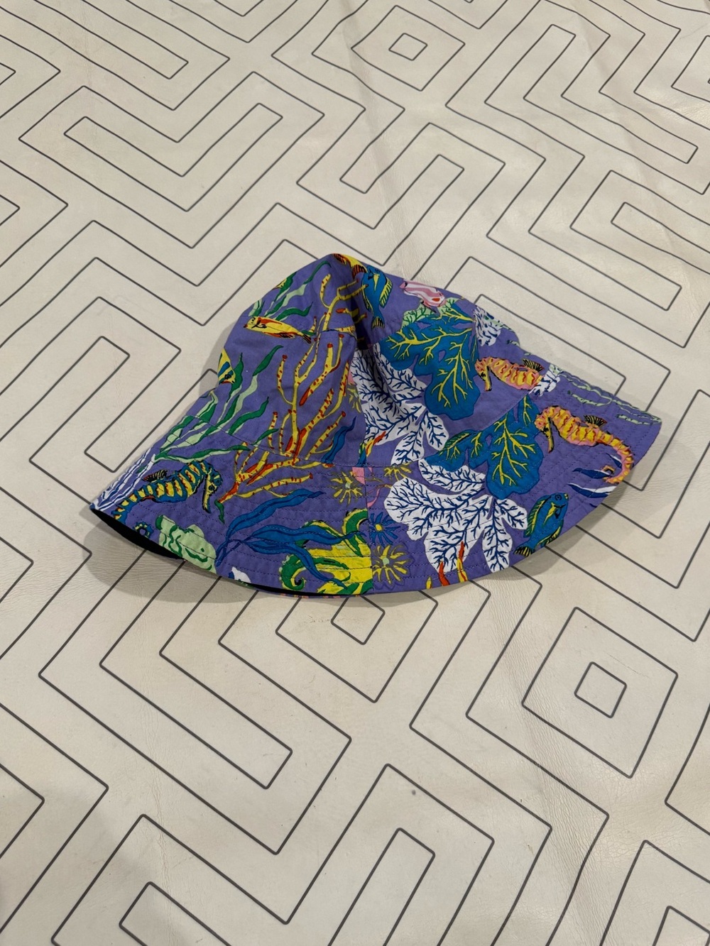 Purple Tropical Bucket Hat